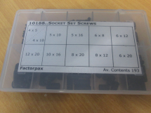 Metric Grub Screw Kit 10188
